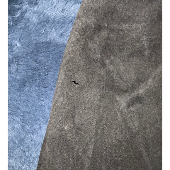 Stradivarius Black 100% Real Leather Button Up Mini Skirt - Size 28 - Picture 3 of 4